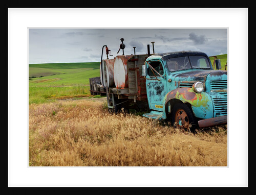 Old Field Fuel Truck With Multi Color paint by Anonymous
