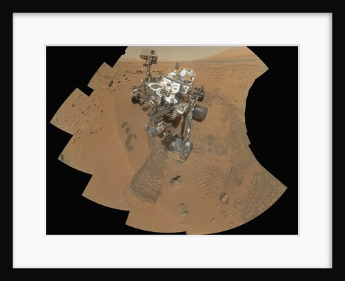 Curiosity Rover at Rocknest Site by Anonymous