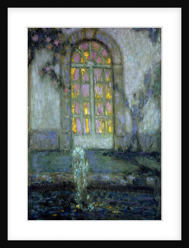 Glass Door onto the Garden by Henri Le Sidaner