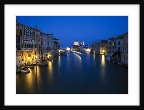 Night view of Grand Canal, Venice, Italy by Anonymous