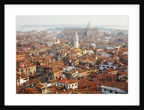 Elevated view of rooftops, Venice, Italy by Anonymous