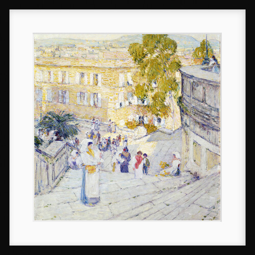 The Spanish Steps of Rome by Frederick Childe Hassam