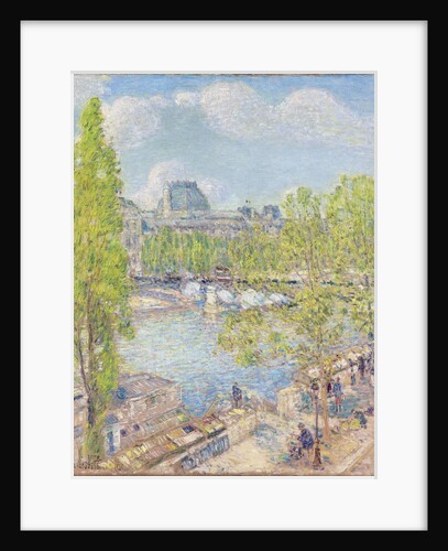 April, Quai Voltaire, Paris by Frederick Childe Hassam