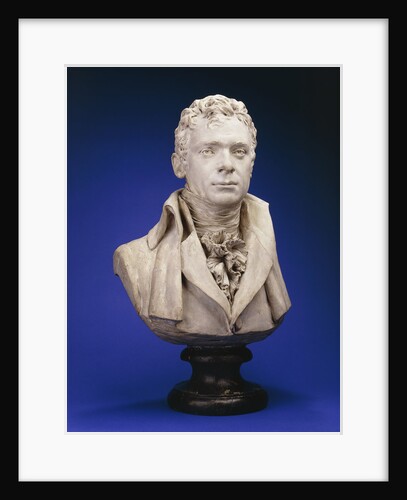 A Painted Plaster Bust of Robert Fulton by Jean-Antoine Houdon