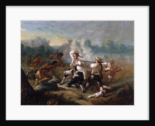 Massacre at Wyoming Valley by Charles Weimar