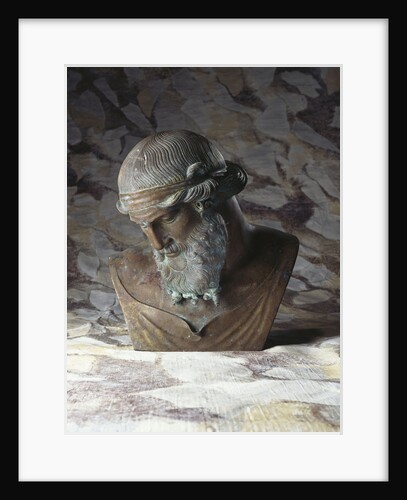 Italian bronze bust of Plato by Anonymous