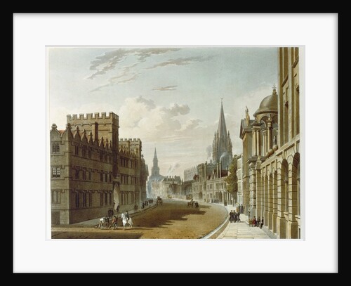 Oxford, High Street Looking West by Anonymous