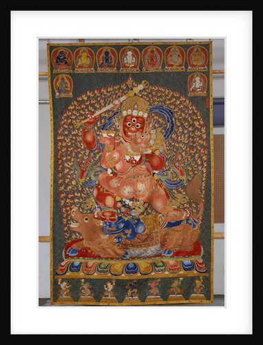 Yongle period embroidered silk thanka by Anonymous