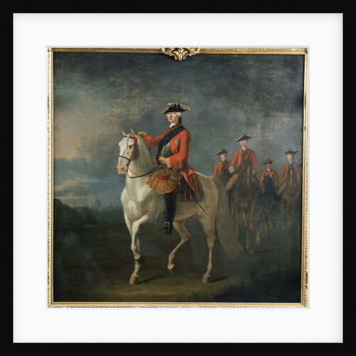 An Equestrian Portrait of King George III by David Morier