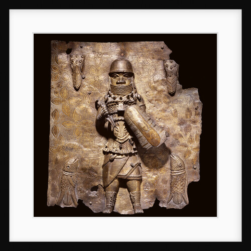 Benin bronze plaque by Anonymous