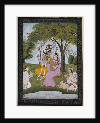 Krishna and Radha Making Music by Anonymous