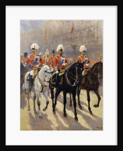 George V in Procession by George Scott