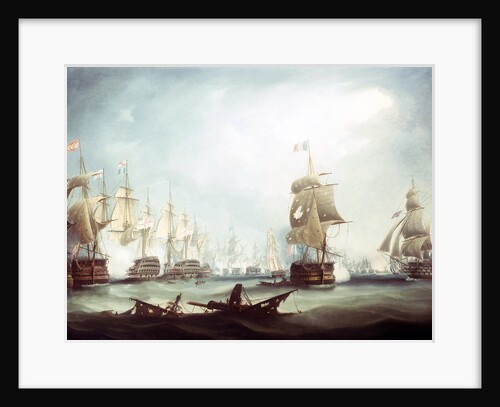 The Battle of Trafalgar, 1805 by Thomas Butterworth