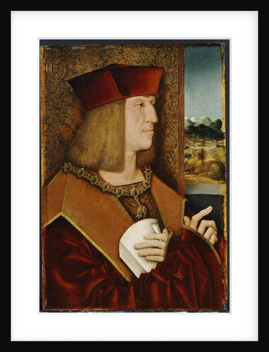 Portrait of Emperor Maximilian I by Bernhard Strigel