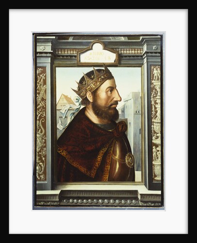 The Emperor Charlemagne, manner of Quentin Massys by Anonymous