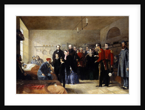 Queen Victoria's First Visit to Her Wounded Soldiers by Jerry Barrett