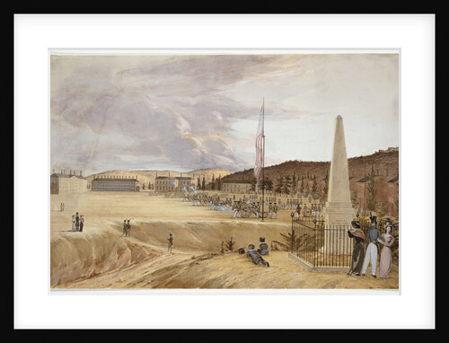 West Point with Drill by George Catlin