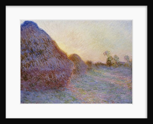 Haystacks by Claude Monet