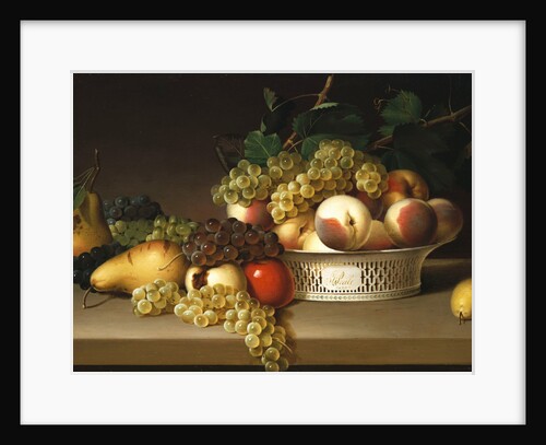 Fruit in a Chinese Basket by James Peale the Elder