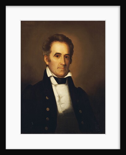 Portrait of American Statesman Richard Mentor Johnson by Rembrandt Peale
