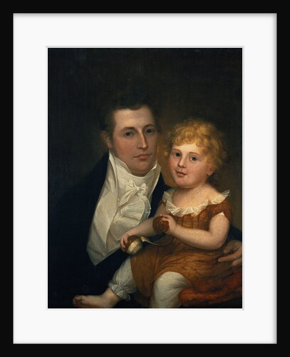 Portrait of Dr. Samuel Simes and his Daughter, Mary Jane by James Peale the Elder