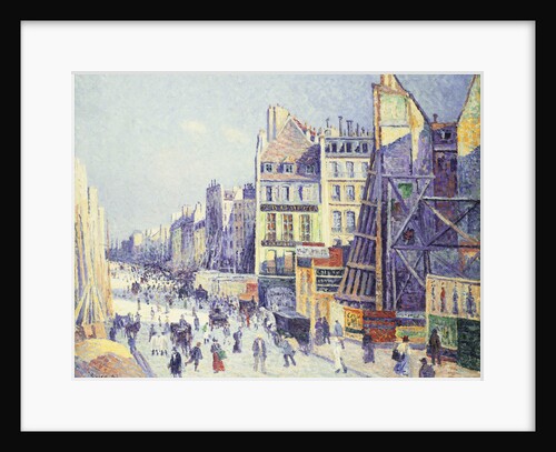 La Rue Reaumur by Maximilien Luce