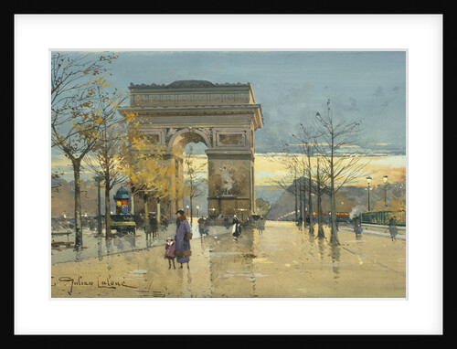 Arc de Triumphe by Eugene Galien-Laloue