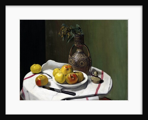 Apples and a Moroccan Vase by Felix Vallotton