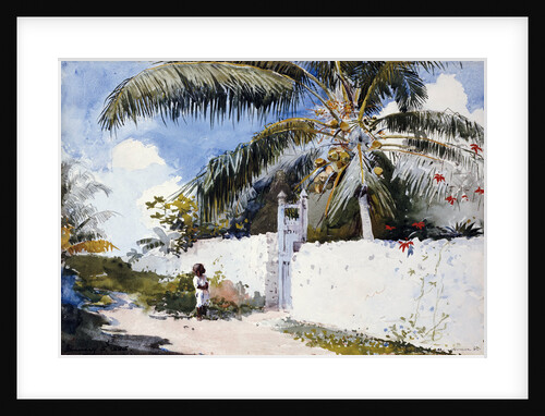 A Garden in Nassau by Winslow Homer