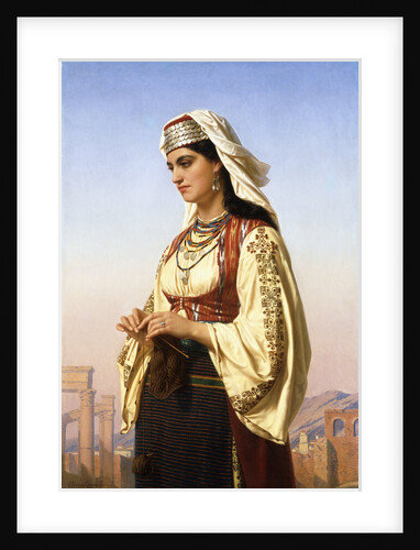 A Greek Beauty by Charles-Emile-Hippolyte Lecomte-Vernet