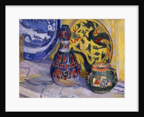Still Life with Oriental Figures by Spencer Frederick Gore