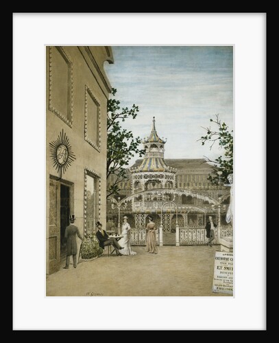 James McNeill Whistler in the Cremorne Gardens, Chelsea by Walter Greaves