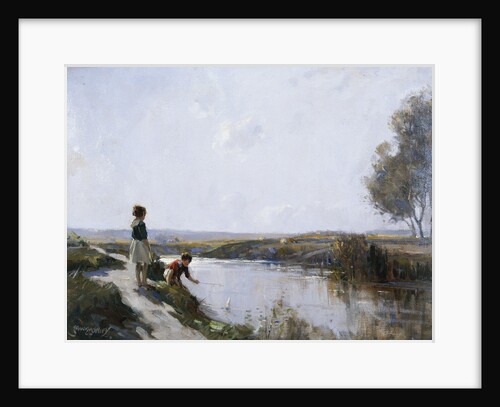 On the River Bann, Co. Antrim by Frank McKelvey