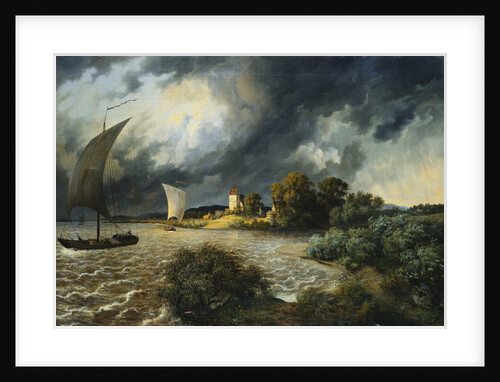 The Approaching Storm by Ernst Ferdinand Oehme