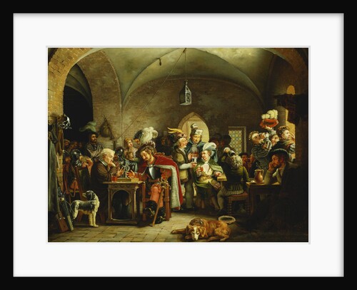 Soldiers in the Keep of a Castle by Martinus Rorbye