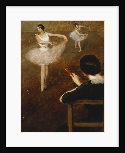 The Ballet Lesson by Pierre Carrier-Belleuse