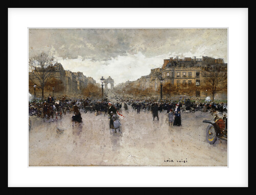 Junction near the Champs Elysee by Luigi Loir