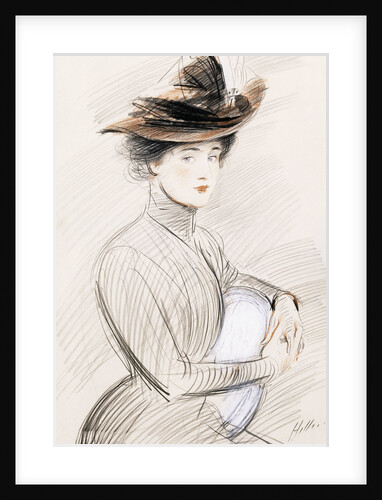 An Elegant Lady by Paul Cesar Helleu