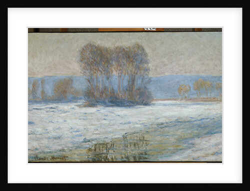 The Seine at Bennecourt by Claude Monet