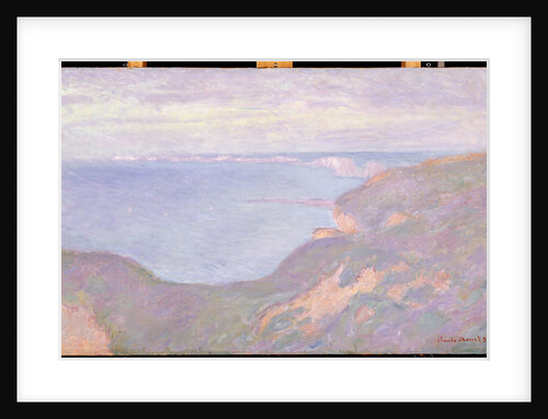 The Cliffs near Dieppe by Claude Monet