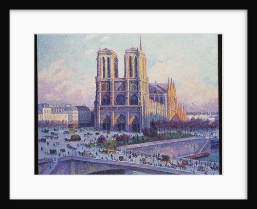 Notre-Dame de Paris, Vue du Quai Saint-Michel by Maximilien Luce