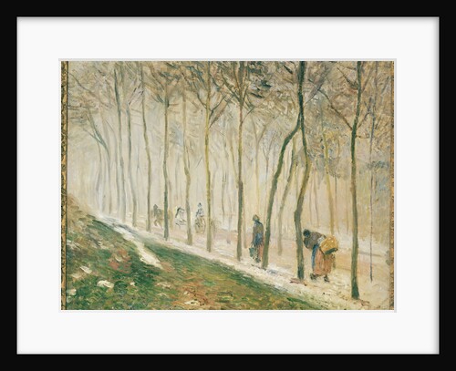 The Path, Effect of Snow by Camillle Pissarro