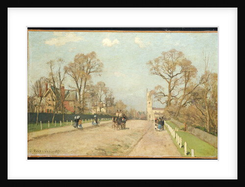 The Road to Sydenham by Camillle Pissarro