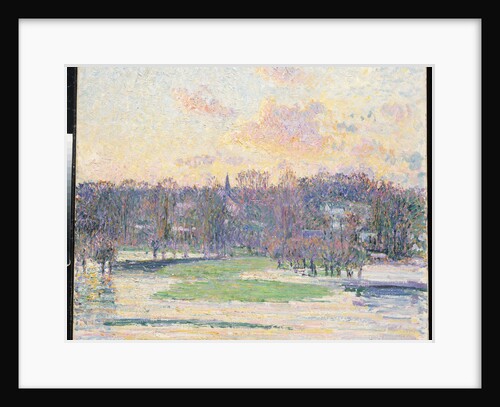 Flood at Sunset by Camillle Pissarro