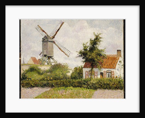 Windmill at Knock, Belgium by Camillle Pissarro