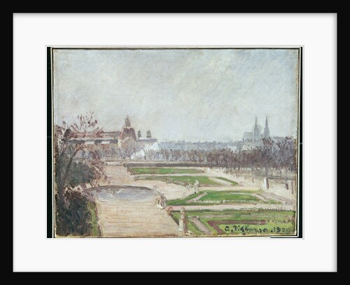 The Tuileries Gardens and the Louvre by Camillle Pissarro