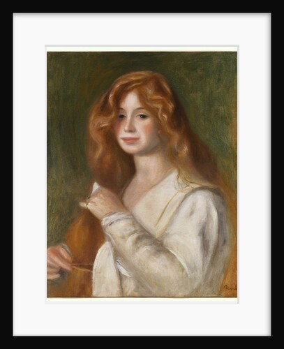 Girl Combing Her Hair by Pierre-Auguste Renoir