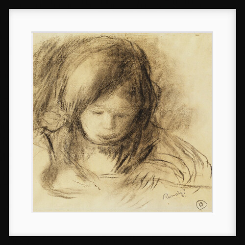 Coco Writing by Pierre-Auguste Renoir