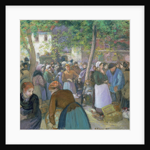 Poultry Market at Gisors by Camille Pissarro