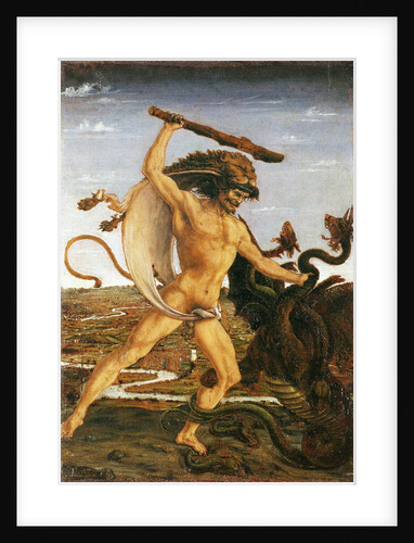 Hercules and the Hydra by Antonio del Pollaiolo